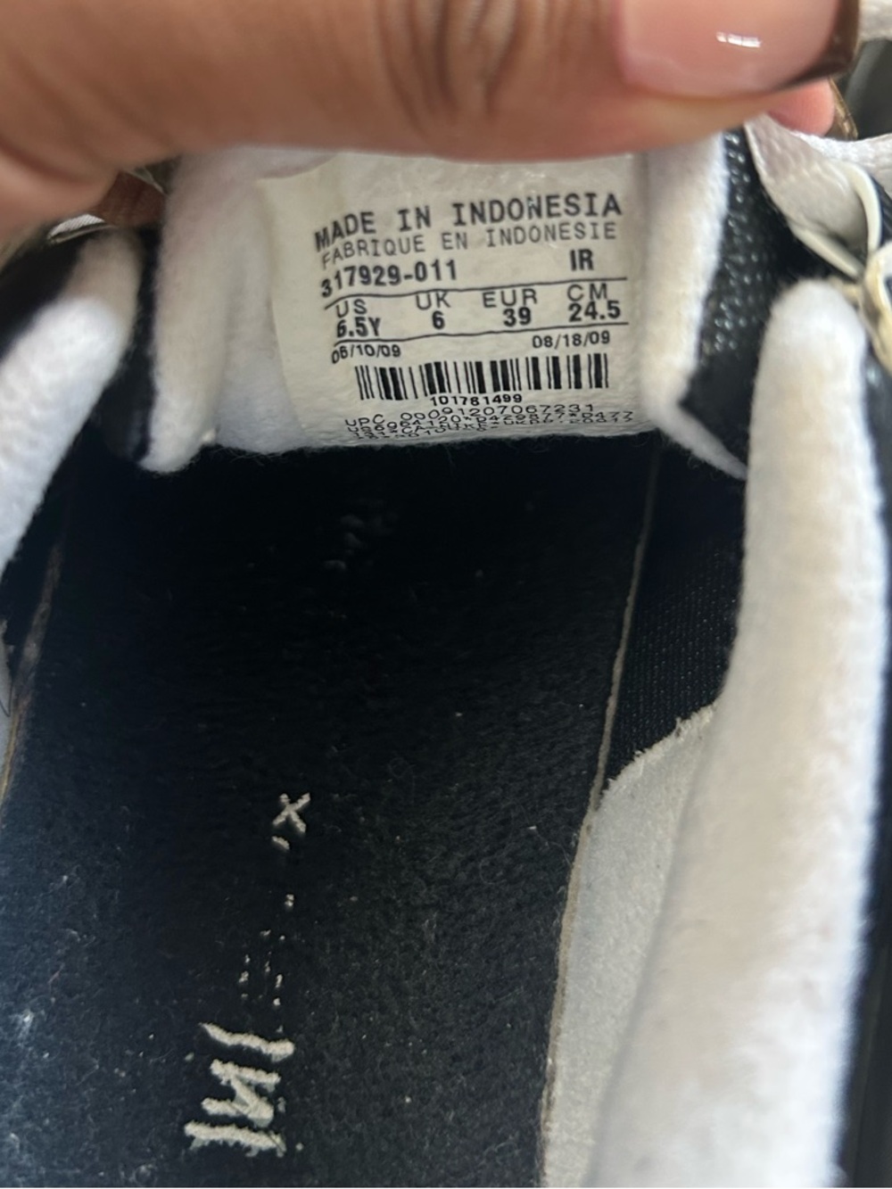 Nike Shox NZ 2009 Black White Y2K Vintage Running Shoes Youth 6.5Y Women’s 8 - Picture 5 of 7